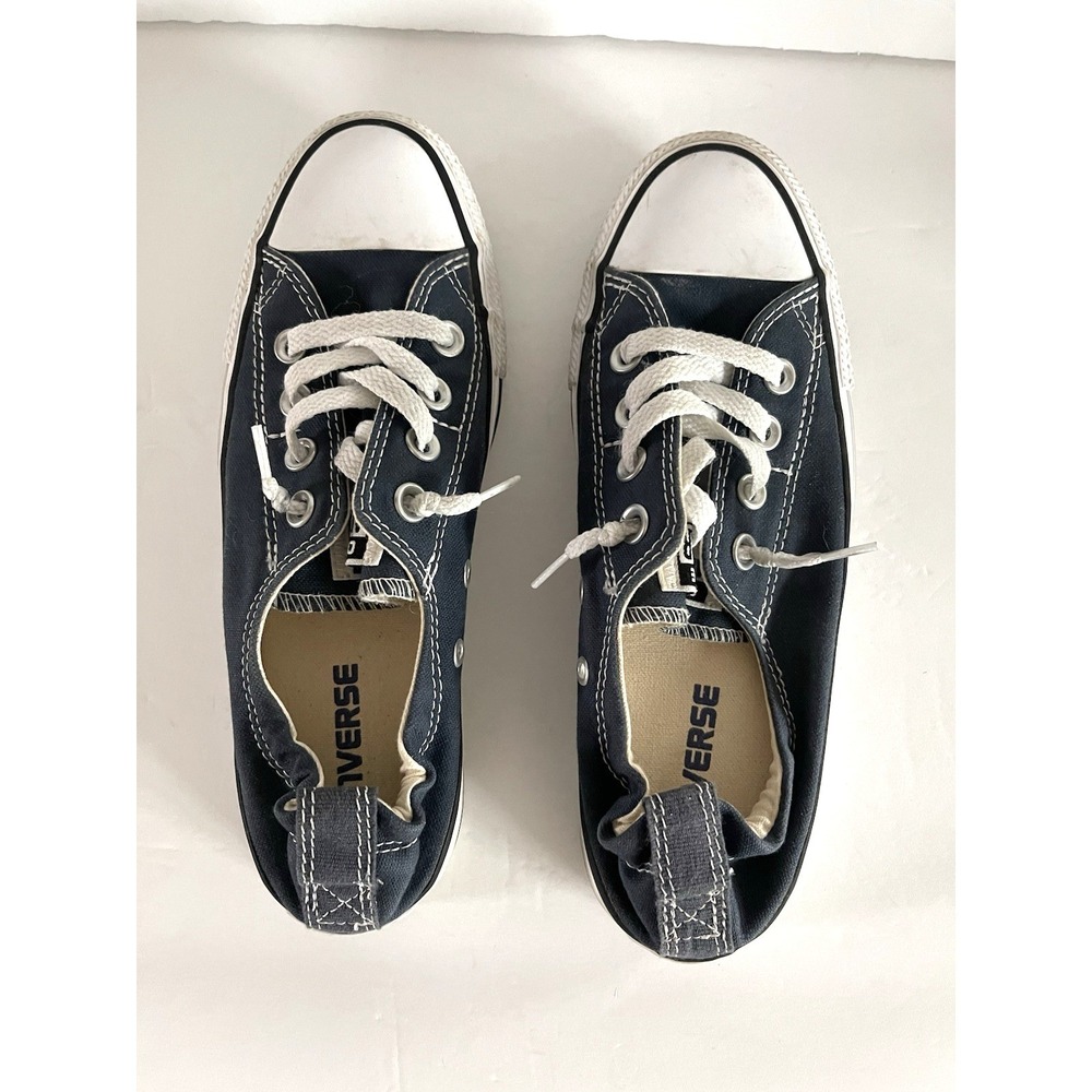 Converse Chuck Taylor All Star Blue 7 Slip On Coastal Casual Indie Preppy Chic